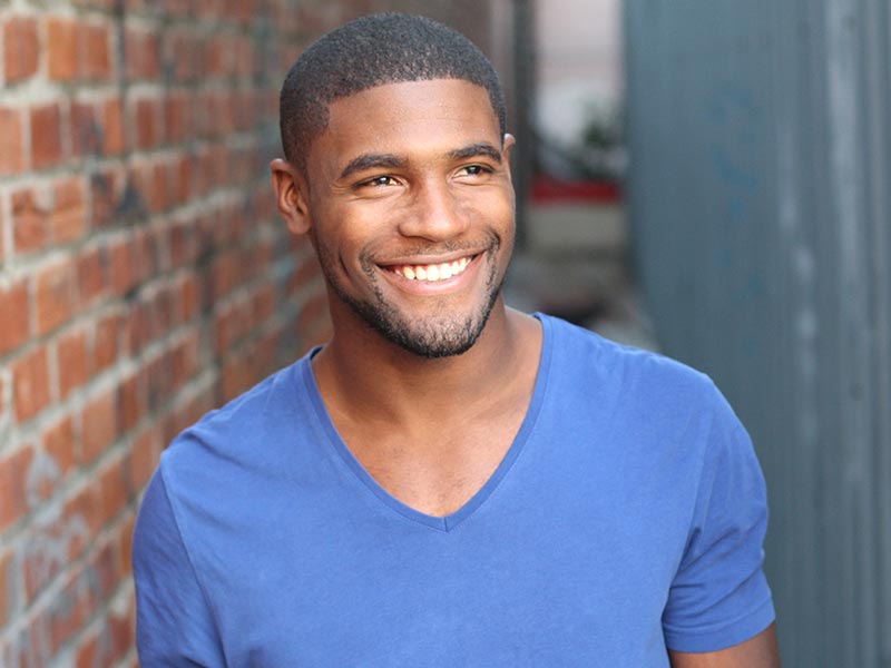 Male smile